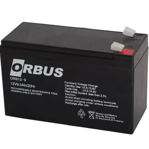 Orbus 12 Volt 9 Amper Akü