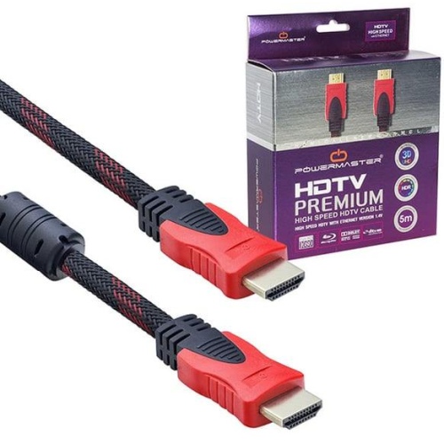 Powermaster HDTV Premium 5 Metre HDMI Kablo