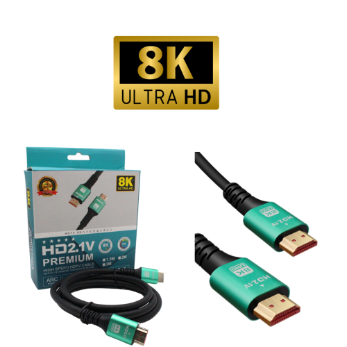 8K HD2.1V Premium 10 Metre HDMI Kablo