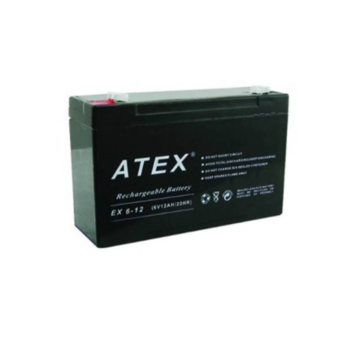 Atex 6 Volt 12 Amper Akü